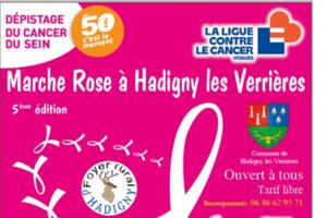 5ème marche rose à Hadigny les Verrières