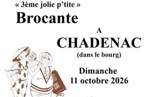 3ème jolie p’tite BROCANTE dans le bourg de CHADENAC