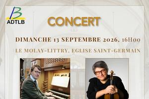 Concert de Romain BASTARD, orgue et Francine TRACHIER, violon