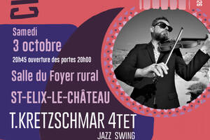 Clarijazz reçoit Thomas Kretzschmar Quartet – jazz swing