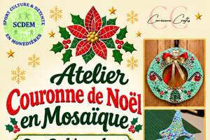 Atelier de mosaïque de Noël