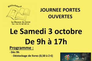 photo journée portes ouvertes de la bibliothèque