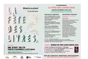51e Prix St Simon - 21e Fête des Livres