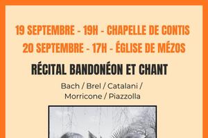 Récital Bandonéon et chant : Duo Loïse et Daniel Brel