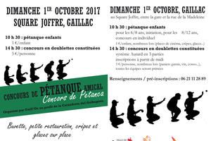 concours de pétanque amical