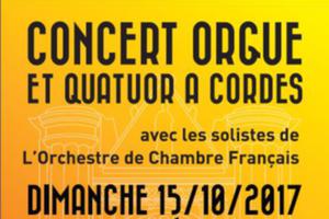 Concert orgue et quatuor a cordes