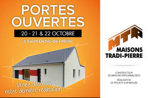 Week end - Portes Ouvertes - Maisons Tradi-Pierre