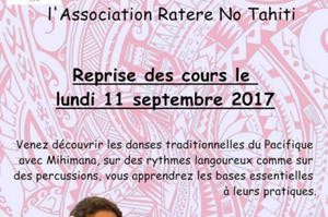 Ratere No Tahiti - Reprise des cours - Wangen