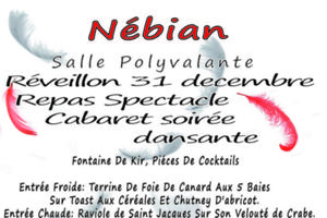 photo reveillon 31 decembre 2017 Nébian