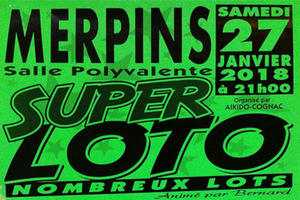 SUPER LOTO à MERPINS (Salle polyvalente)