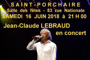 CONCERT CHANSONS FRANCAISES Jean-Claude LEBRAUD
