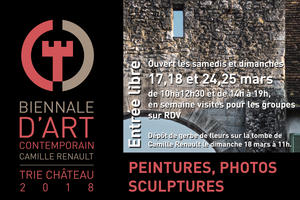 Biennale d’Art contemporain Camille Renault 2018 Trie-Château