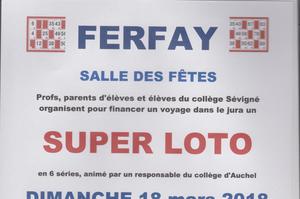 photo super loto à FERFAY