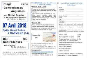 Stage et Bal de Contredanse Anglaise