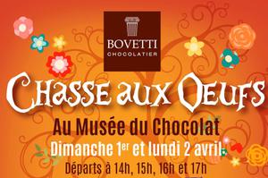 Chasse aux œufs au Musée du Chocolat Bovetti