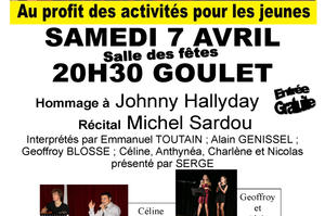 Hommage Johnny HALLYDAY + recital Michel SARDOU