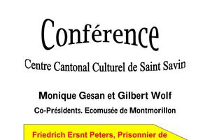 photo Conférence du Centre Culturel du SAINT-sAVINOIS
