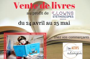 Vente de livres au profit des Clows Stéthoscopes