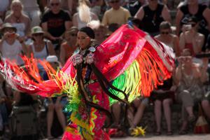 photo POW WOW « Danse avec La Loue », 5e édition.