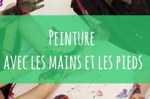 photo Peinture avec les mains et les pieds