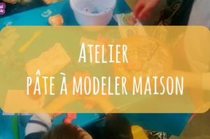 Atelier pâte à modeler maison