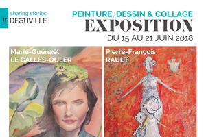 Exposition peinture, dessin et collage