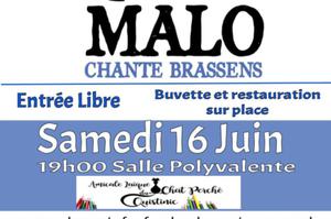Concert Malo chante Brassens