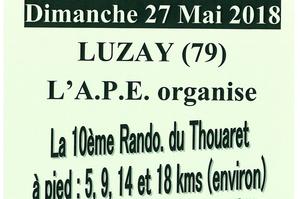 10ème rando. du Thouaret à LUZAY (79)