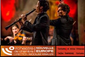 photo Orchestre de Chambre Nouvelle Europe  Nicolas Krauze  clarinette Carjez Gerretzen