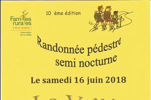 randonnée pédestre semi nocturne