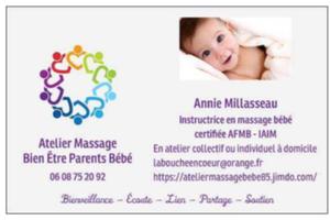 Atelier d'enseignement massages pour les bébés