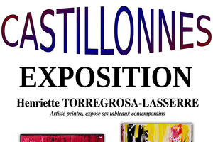 Exposition tableaux contemporains