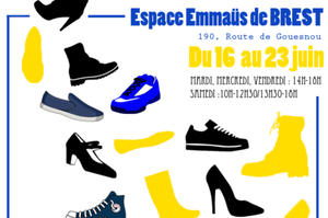 photo Vente Emmaüs chaussures neuves