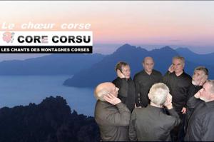 photo Concert de polyphonies corses par le groupe vocal CORE CORSU