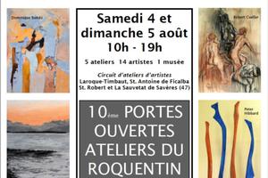 10ème Édition des Portes Ouvertes des Ateliers Roquentins