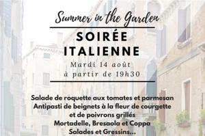 Summer in the Garden - Soirée Italienne