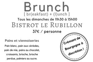 photo Brunch au Bistrot Le Rubillon - Hôtel Golf Château de Chailly