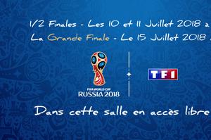 photo Restransmission 1/2 Finale coupe du monde de football - France/Belgique
