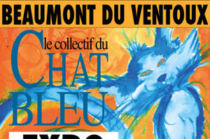 photo le collectif du chat bleu s'expose à BEAUMONT DU VENTOUX