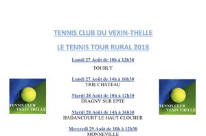 TENNIS TOUR DU VEXIN THELLE