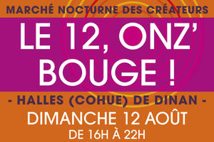 Le 12 Onz’bouge ! Marché des créateurs de Dinan