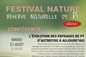 Conférence sur l'évolution des paysages de Py d'autrefois à aujourd'hui