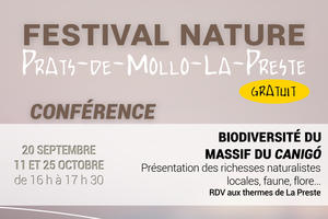 Conférence sur la biodiversité du Massif du Canigou