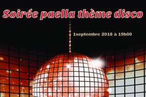photo Soiree paella thème disco
