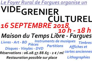 photo Vide Grenier Culturel