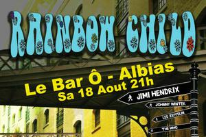 Concert woodstock live avec Rainbow Child a Albias !