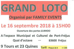 LOTO à l'ESPACE MUNICIPAL ET CULTUREL DE PORT-FREJUS