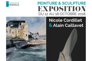 photo Exposition peinture et sculpture par Nicole Cordillet et Alain Caillavet
