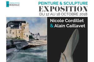 Exposition peinture et sculpture par Nicole Cordillet et Alain Caillavet