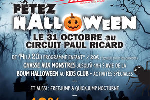 photo Chasse aux monstres et boum pour Halloween au Circuit Paul Ricard